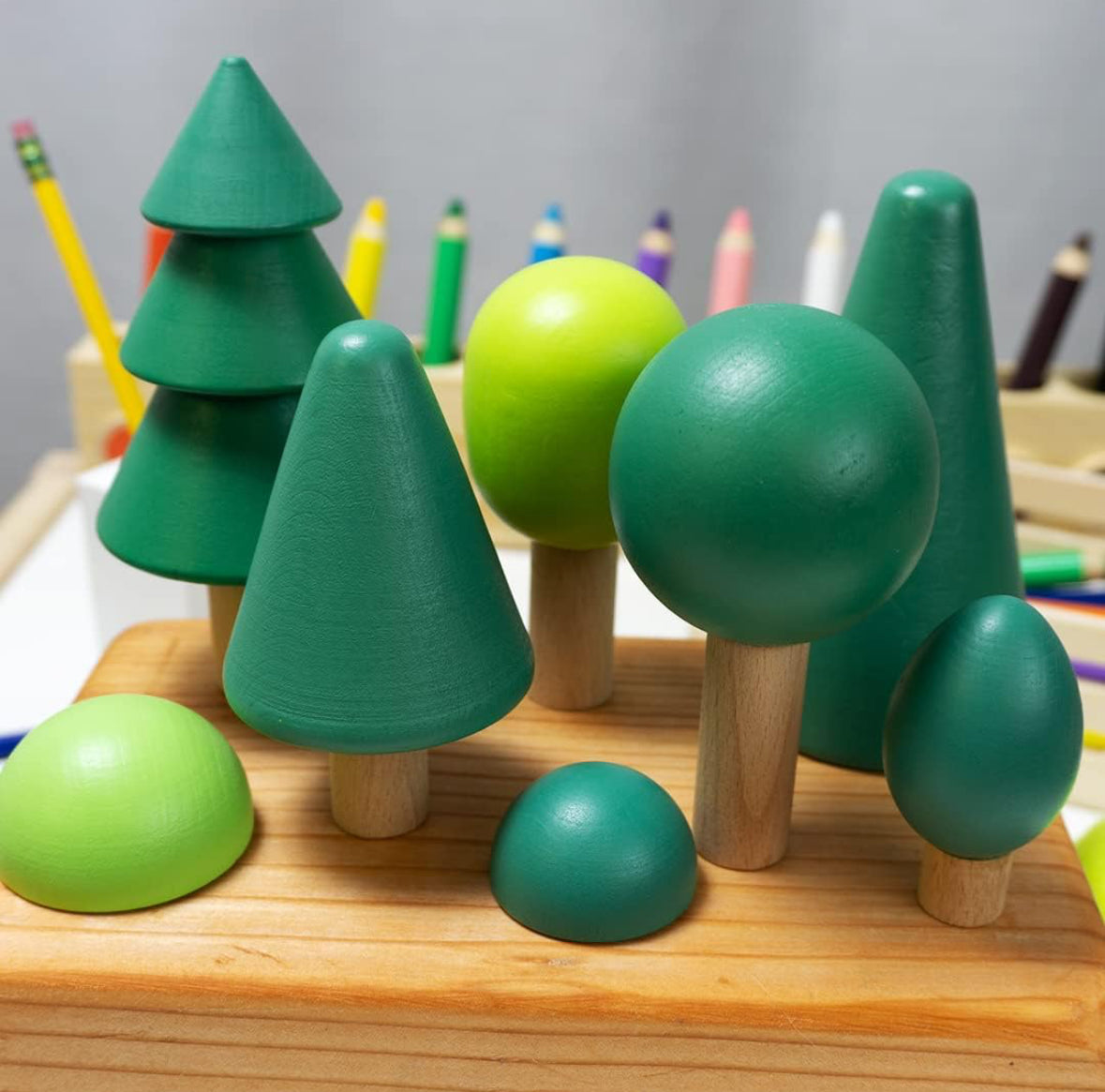 Wooden Tree Set