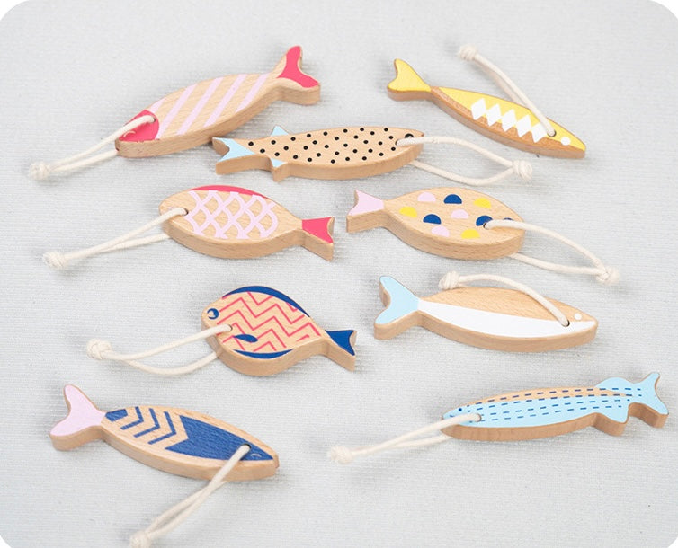 Wooden Fishing Set