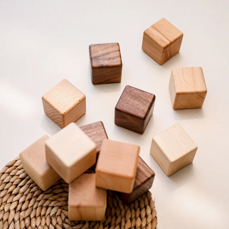 Wooden Cube Blocks