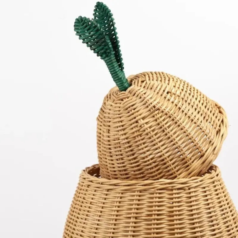 Rattan Pear Basket