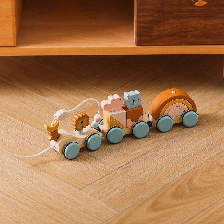 Wooden Animal Train