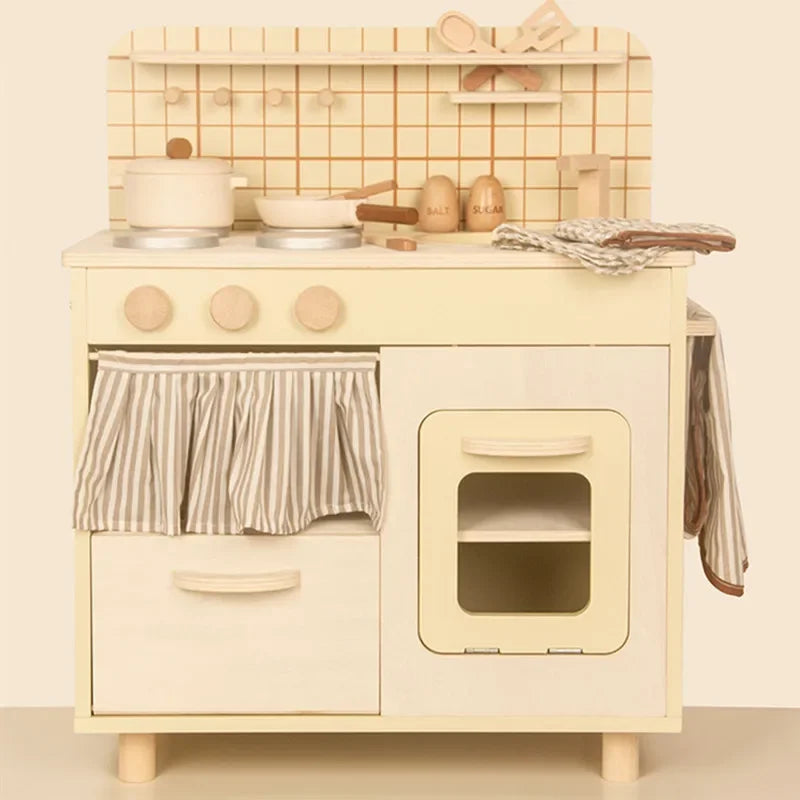 Modern Wooden Kitchen Set