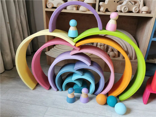 Wooden Pastel Arch