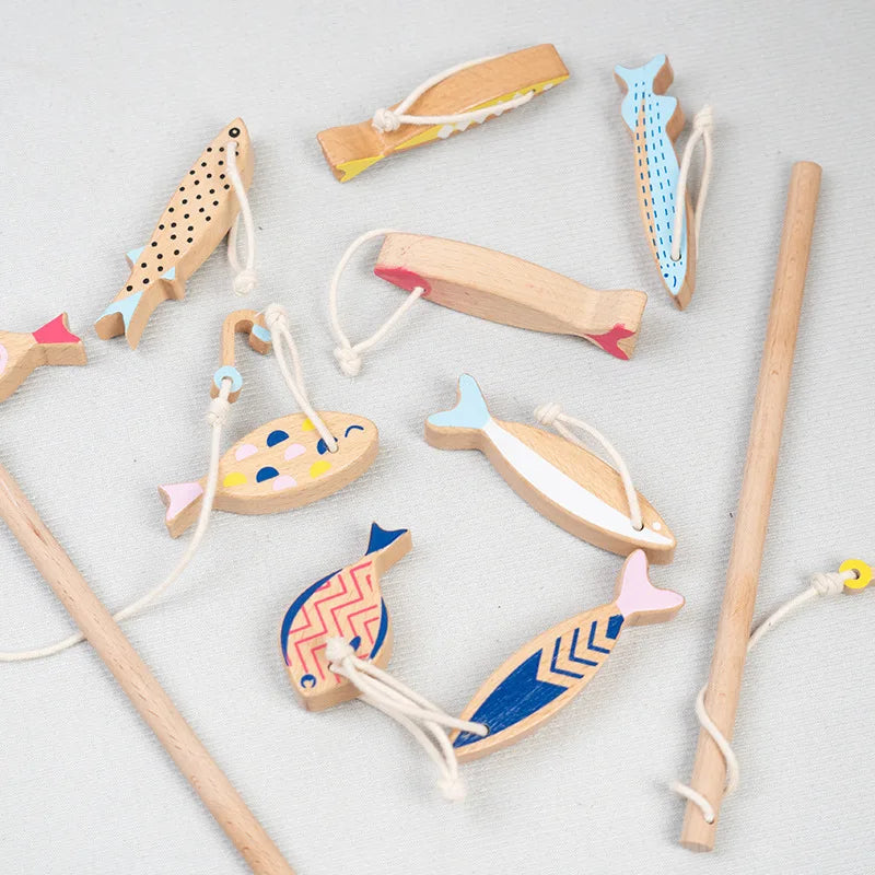 Wooden Fishing Set