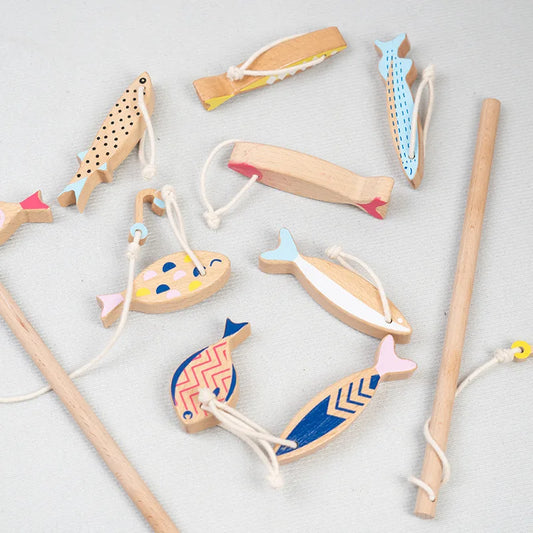 Wooden Fishing Set