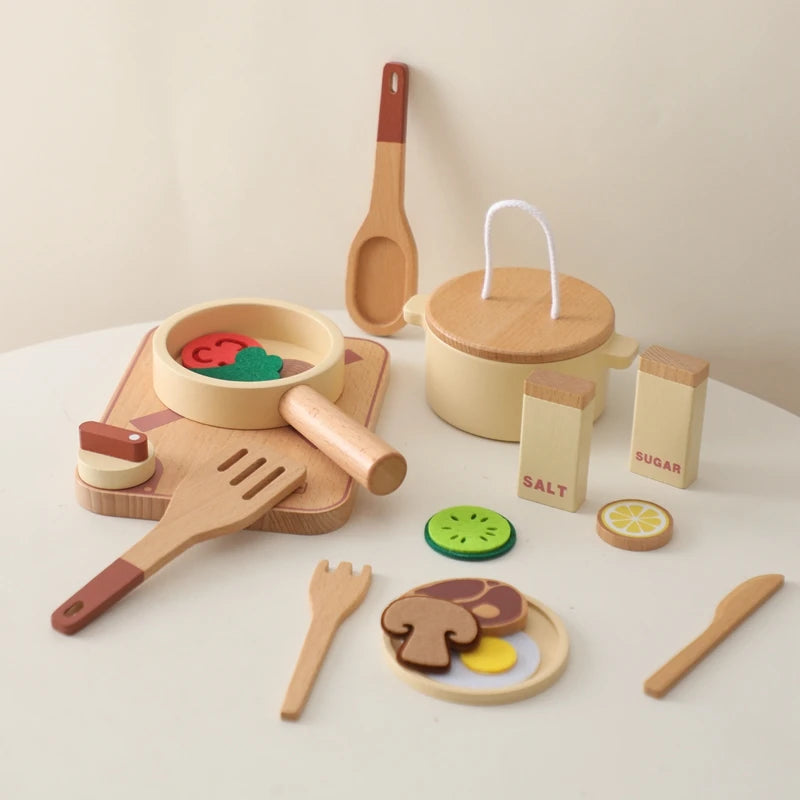 Wooden Kitchen Set