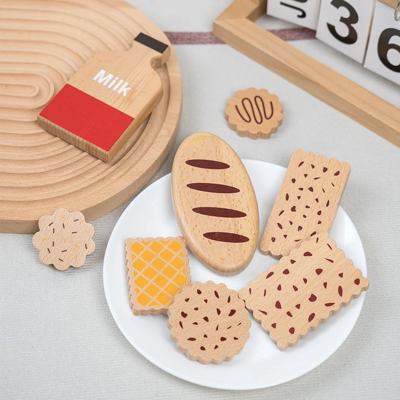 Wooden Bread Set