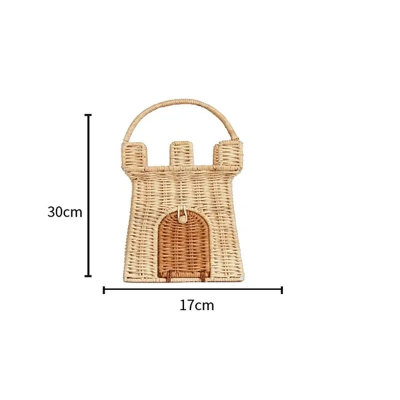 Woven Castle Bag