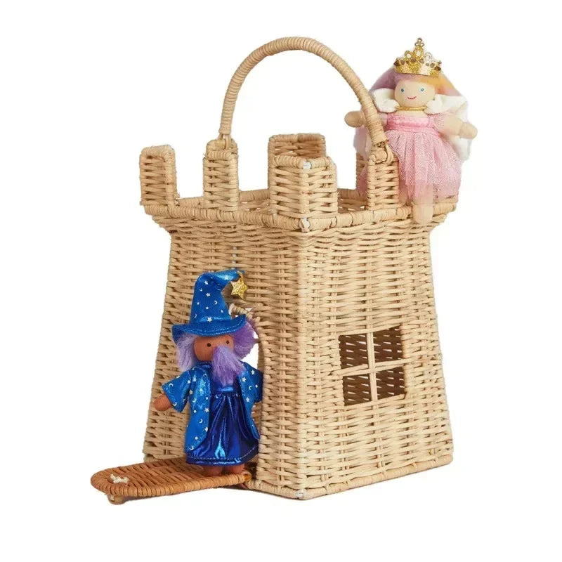 Woven Castle Bag