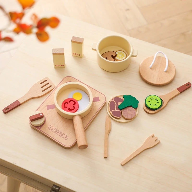 Wooden Kitchen Set